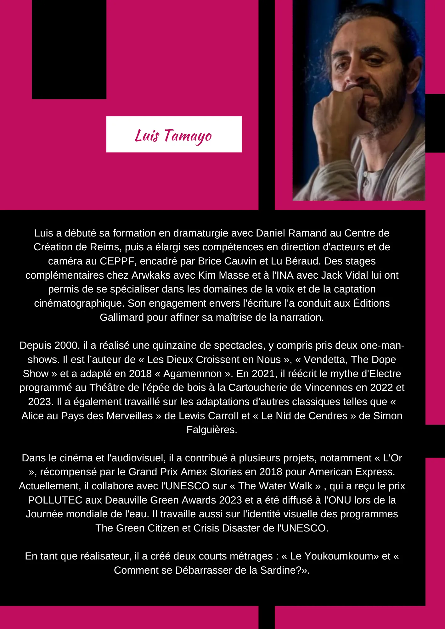 Intervenant Comédia